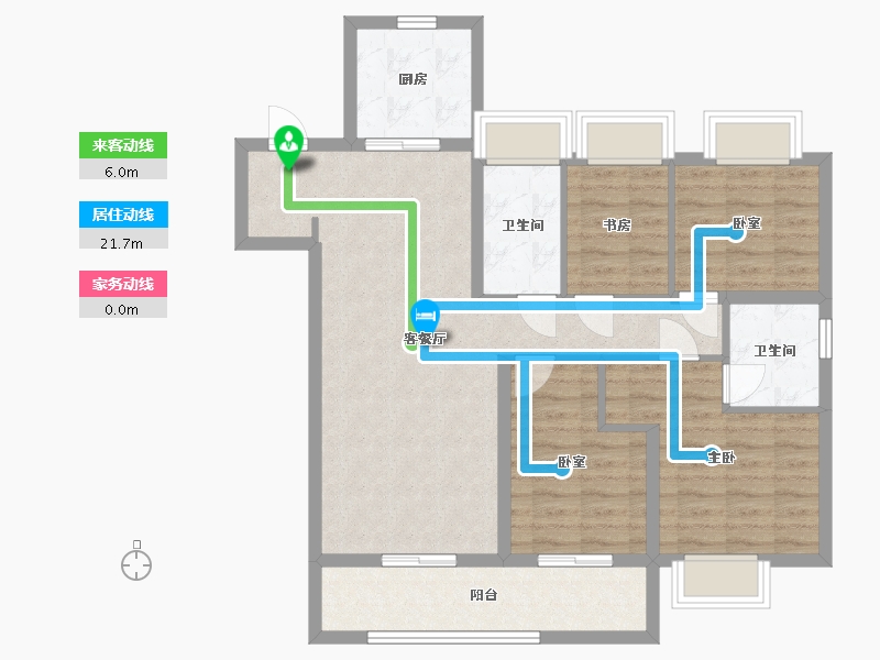 广东省-佛山市-招商悦府-130.00-户型库-动静线