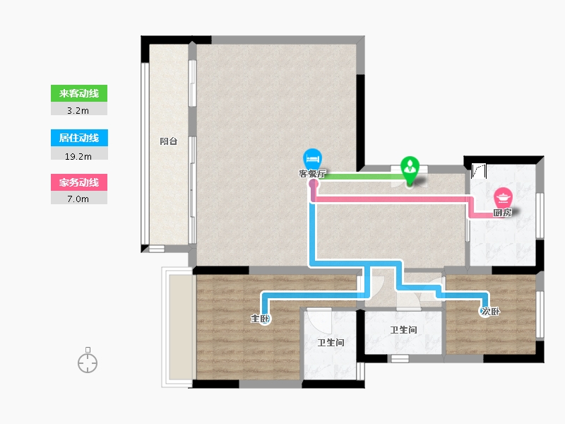 宁夏回族自治区-银川市-民生如院-99.10-户型库-动静线