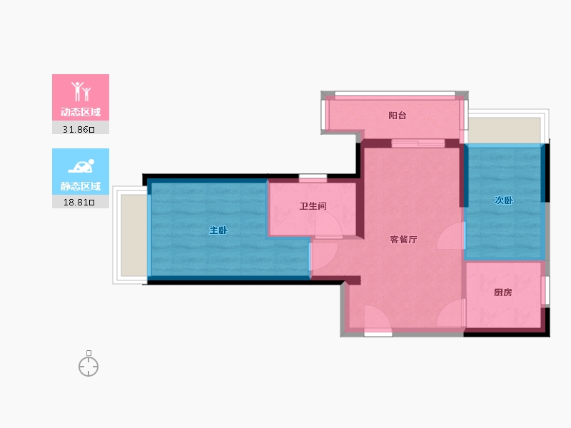 广东省-深圳市-深业东岭-48.67-户型库-动静分区