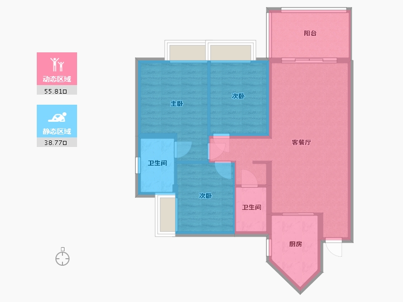 海南省-三亚市-三亚新华联-0.00-户型库-动静分区