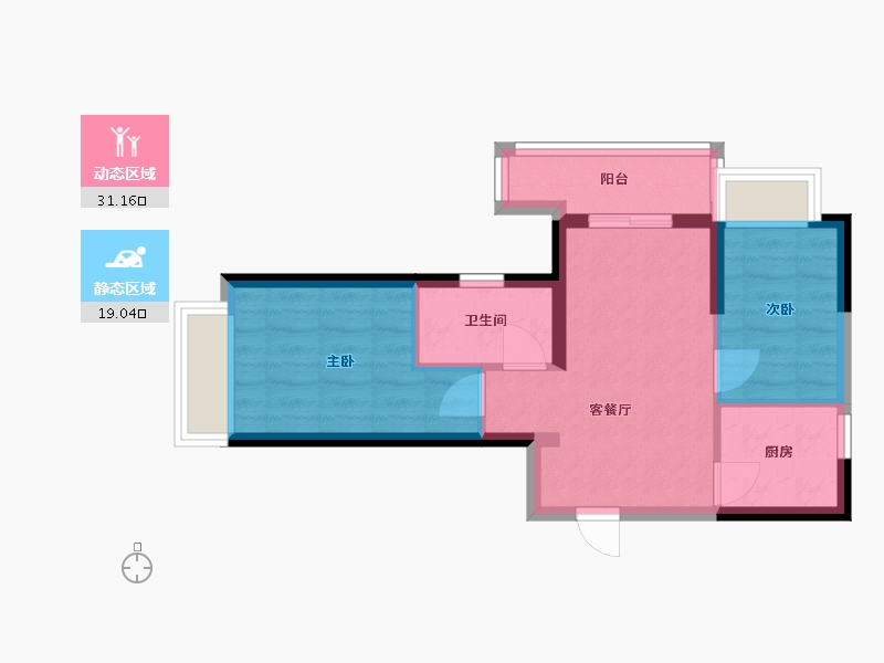 广东省-深圳市-深业东岭-56.00-户型库-动静分区