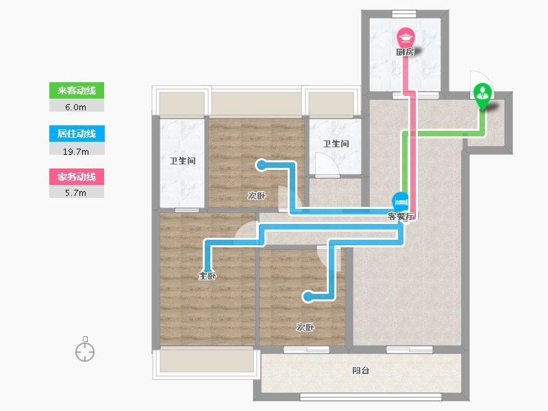 广东省-佛山市-招商悦府-120.00-户型库-动静线