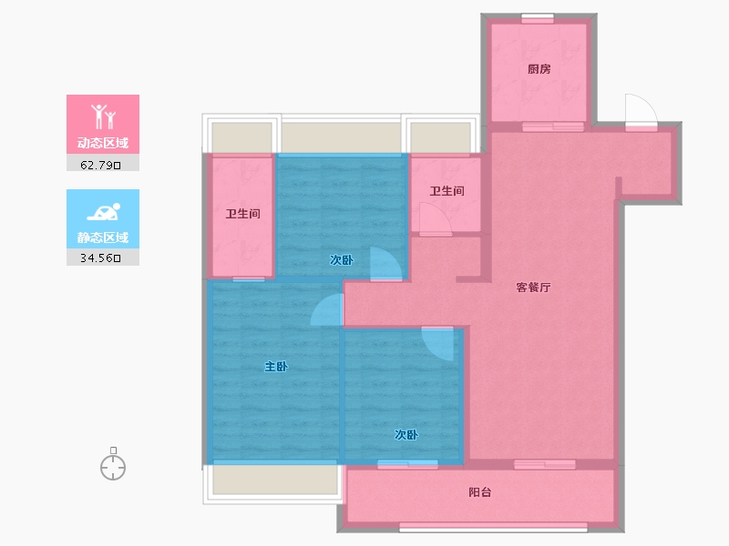 广东省-佛山市-招商悦府-120.00-户型库-动静分区