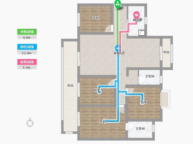 四川省-成都市-金都华庭-159.00-户型库-动静线