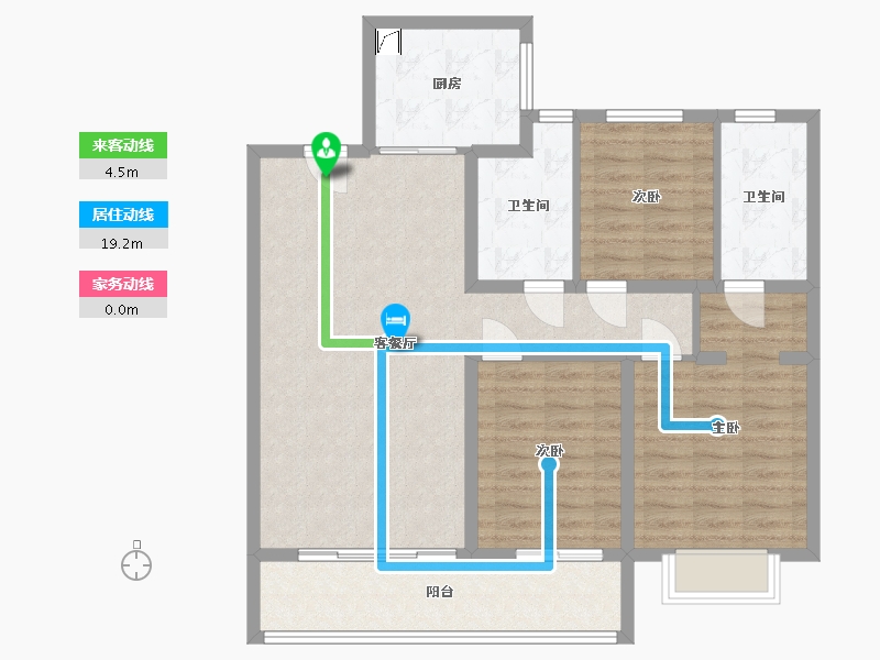 山东省-菏泽市-金府大院-97.00-户型库-动静线