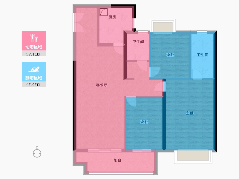 江西省-九江市-保利天汇-92.00-户型库-动静分区