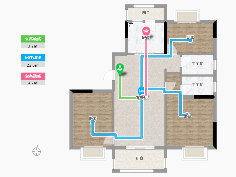 贵州省-贵阳市-碧桂园西南上城-0.00-户型库-动静线