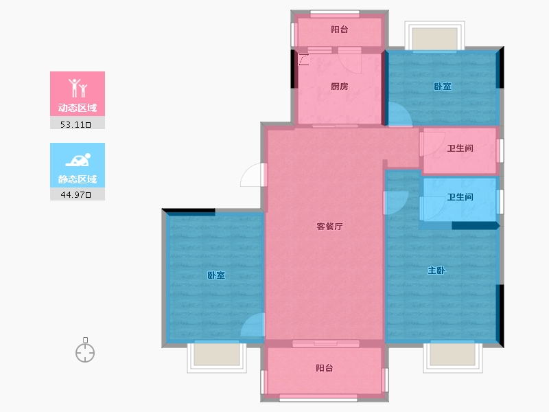 贵州省-贵阳市-碧桂园西南上城-0.00-户型库-动静分区