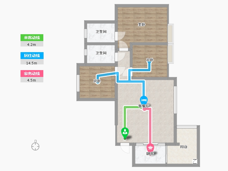 四川省-遂宁市-任家渡田园小区-79.00-户型库-动静线