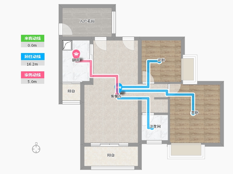 四川省-成都市-西江河畔-68.00-户型库-动静线