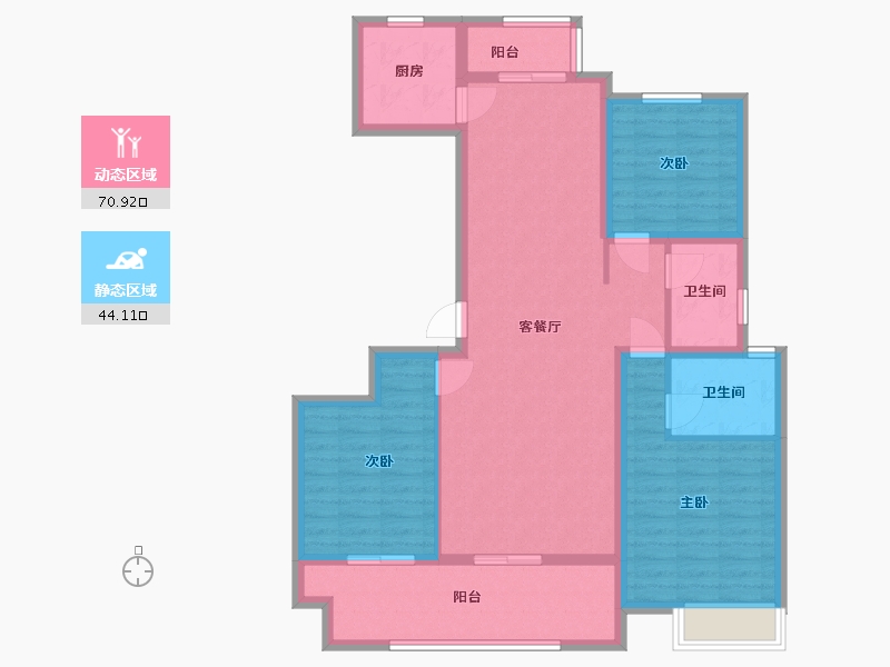 河南省-濮阳市-建业璟园-103.00-户型库-动静分区