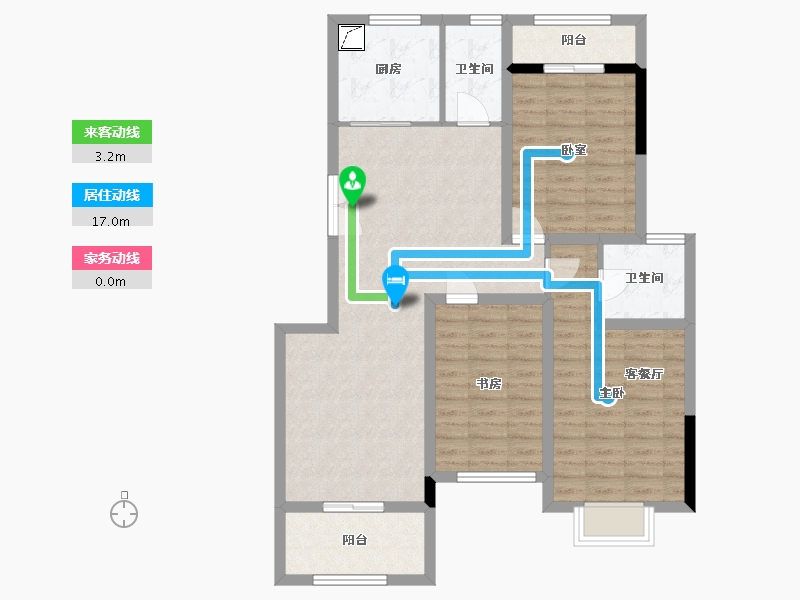 江西省-上饶市-星河嘉园-120.00-户型库-动静线