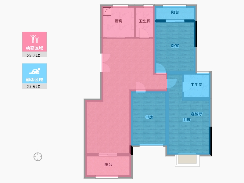 江西省-上饶市-星河嘉园-120.00-户型库-动静分区