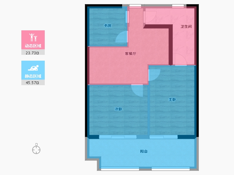 福建省-泉州市-海湾国际-62.00-户型库-动静分区