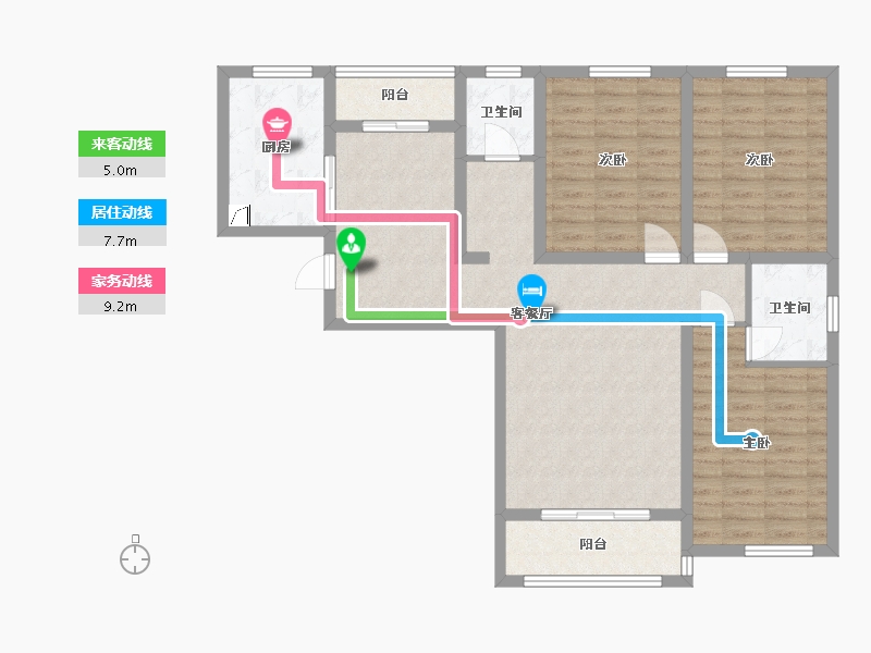 河南省-郑州市-格林上东-100.00-户型库-动静线