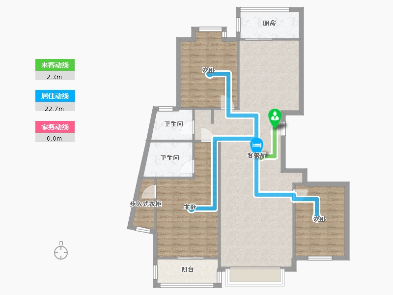 山东省-青岛市-春光山色-二期-122.00-户型库-动静线