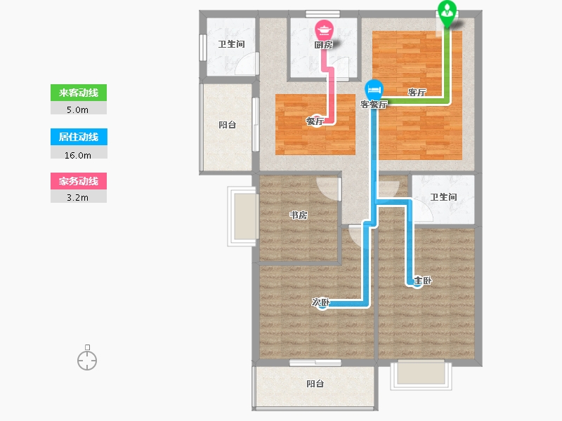 湖北省-鄂州市-古楼银座-99.18-户型库-动静线