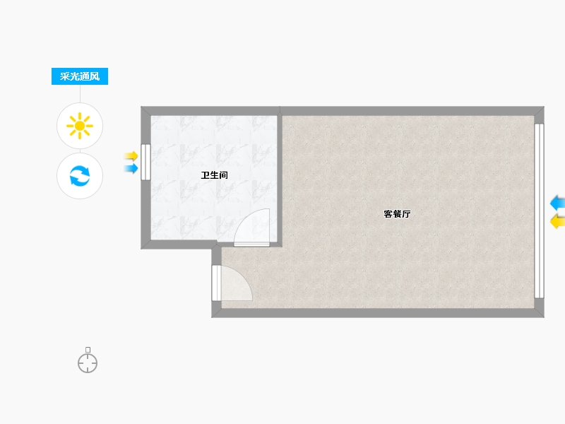 河南省-信阳市-建业城-50.00-户型库-采光通风