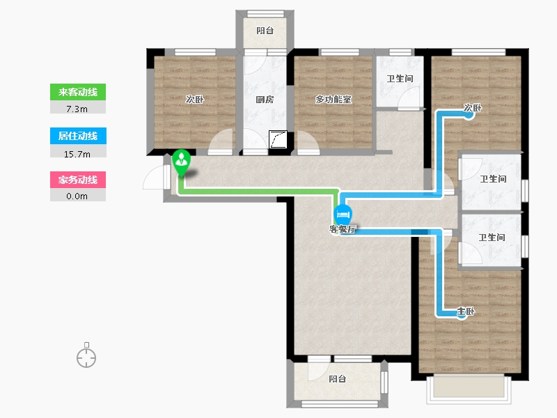 河北省-廊坊市-中建和悦国际-110.00-户型库-动静线