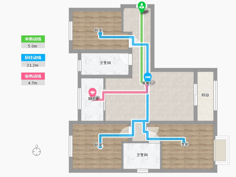 河北省-石家庄市-远洋安联·万和学府-98.00-户型库-动静线