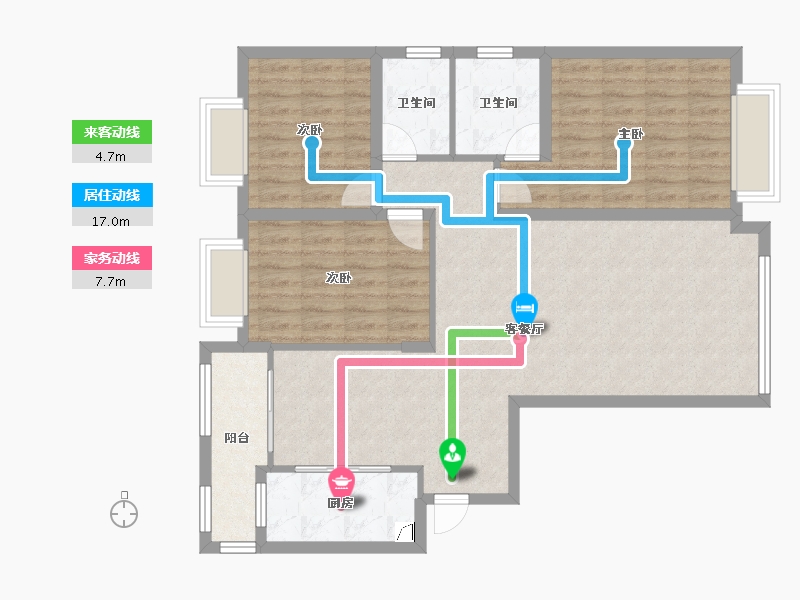 江西省-九江市-龙翔国际-102.00-户型库-动静线