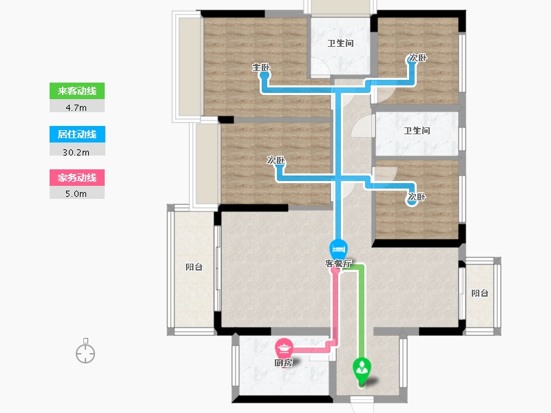 广东省-河源市-体育新城-110.00-户型库-动静线