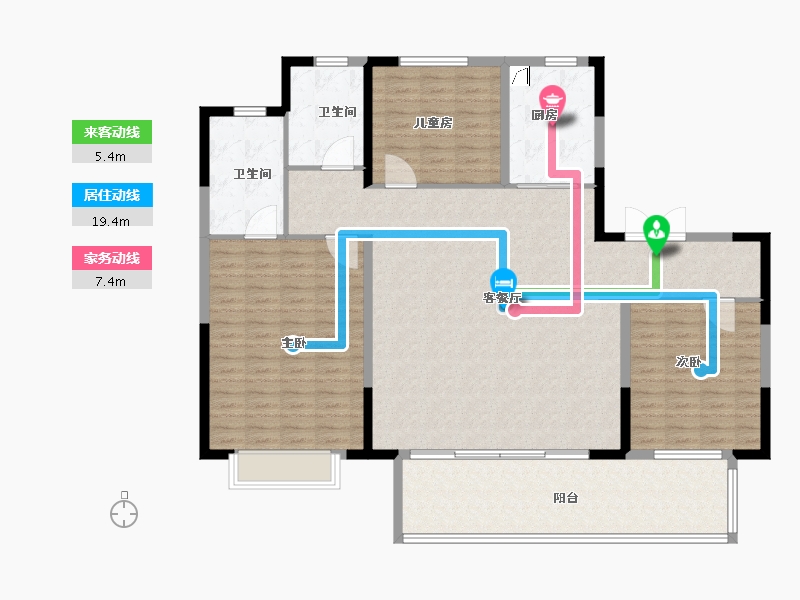 广东省-广州市-55456-150.00-户型库-动静线