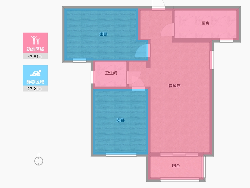 河北省-石家庄市-天洲视界城-74.23-户型库-动静分区