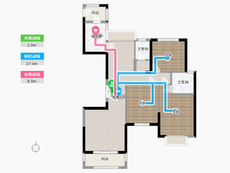 河南省-信阳市-日出东方卓悦-131.00-户型库-动静线