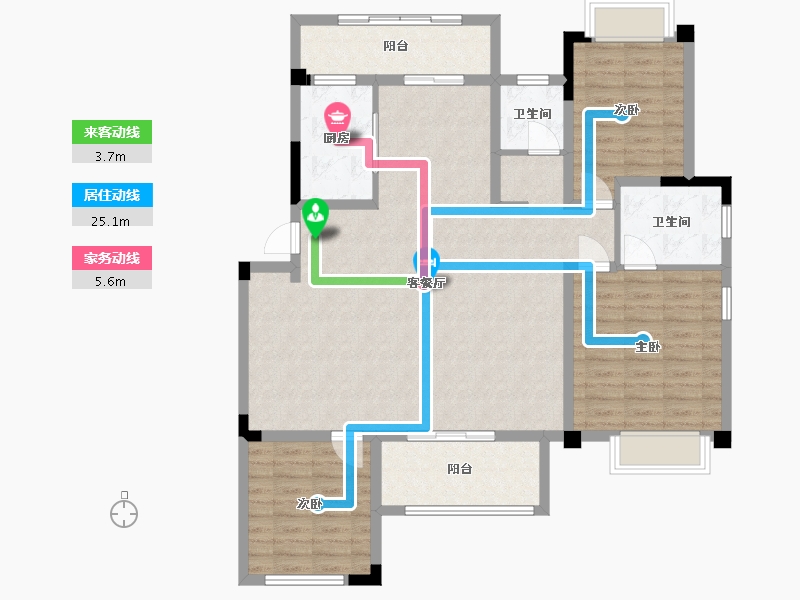 四川省-自贡市-中港·燊海森林-278.00-户型库-动静线