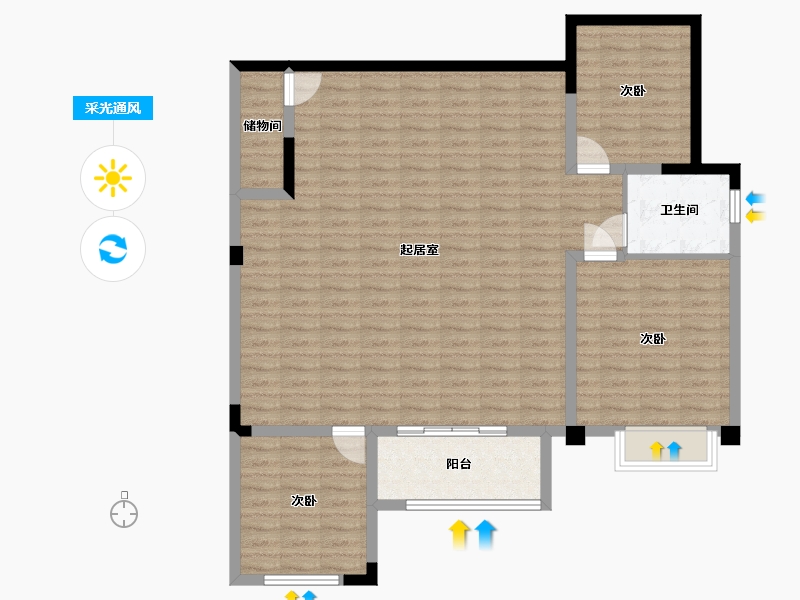 四川省-自贡市-中港·燊海森林-278.00-户型库-采光通风