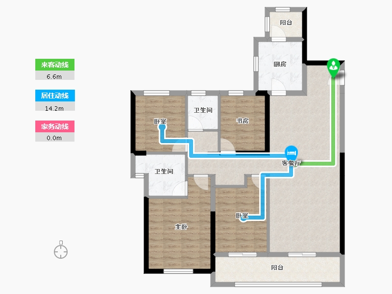 四川省-成都市-明月青城-110.00-户型库-动静线