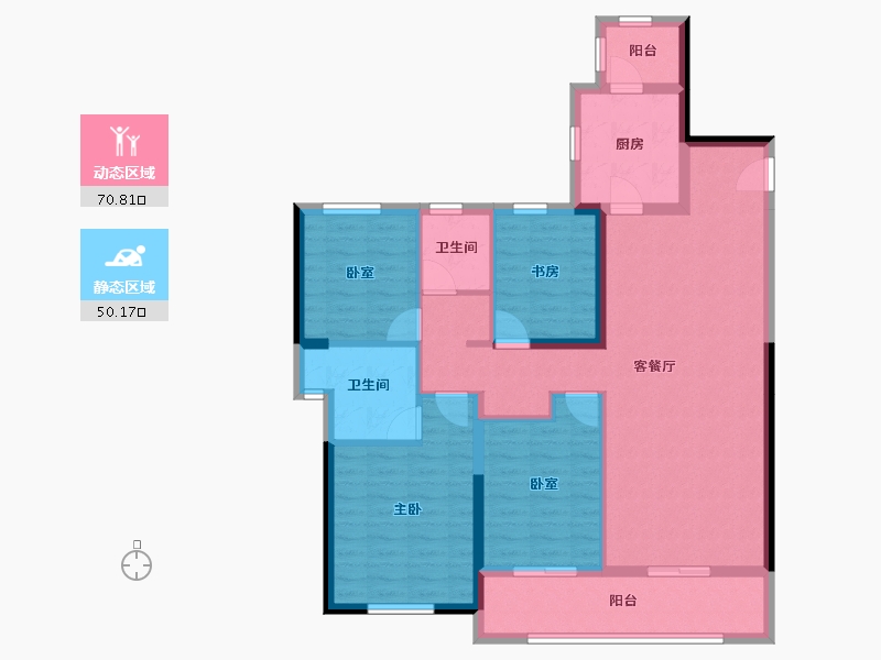 四川省-成都市-明月青城-110.00-户型库-动静分区