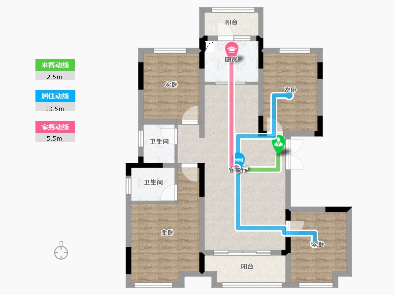 四川省-广安市-中广·悦府-102.00-户型库-动静线