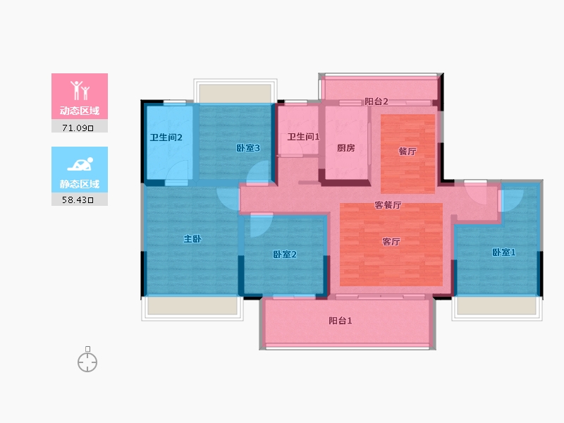 安徽省-阜阳市-建业徽创·新筑-115.15-户型库-动静分区