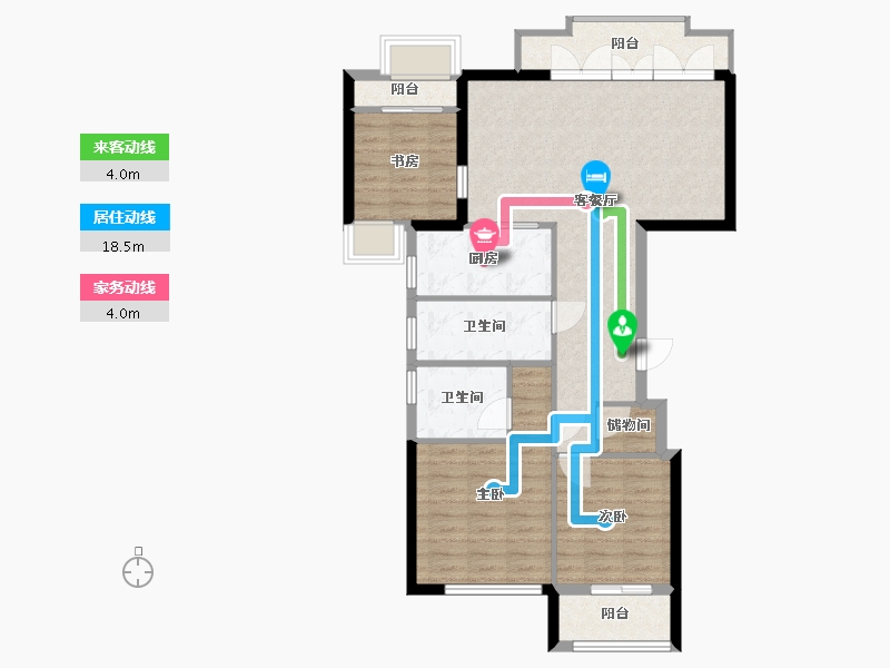 福建省-厦门市-水晶湖郡-100.00-户型库-动静线