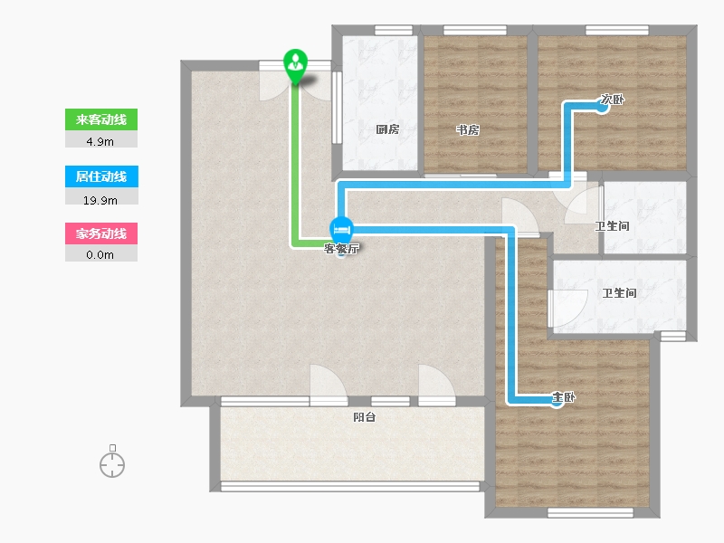 河北省-廊坊市-荣盛首府-121.00-户型库-动静线