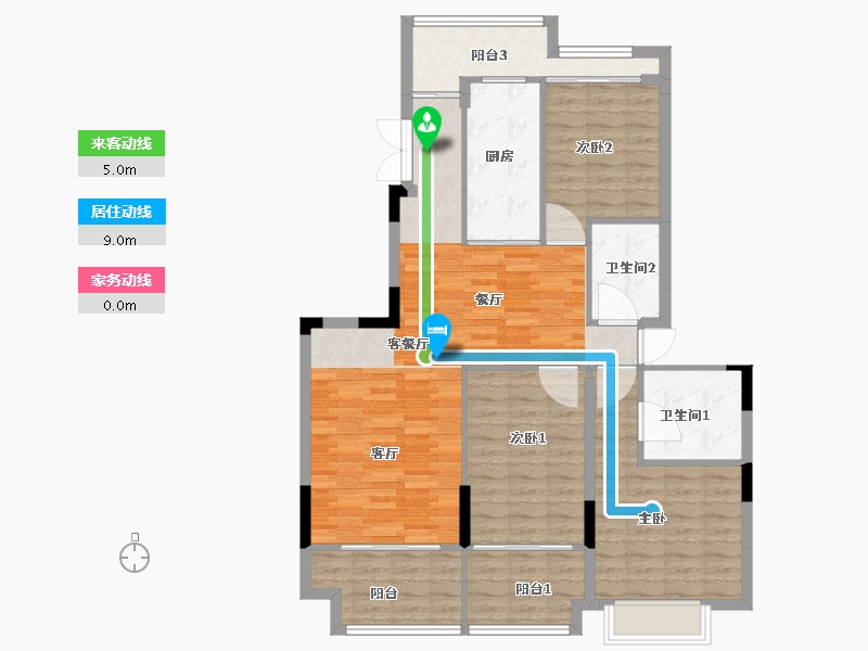 江西省-赣州市-赣州恒大城-108.51-户型库-动静线