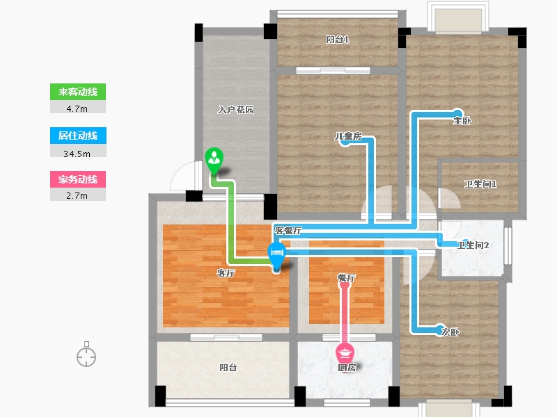 江西省-赣州市-中正广场-118.03-户型库-动静线