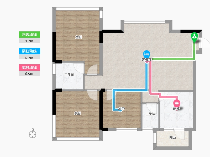 四川省-内江市-甜城国际c区-92.00-户型库-动静线