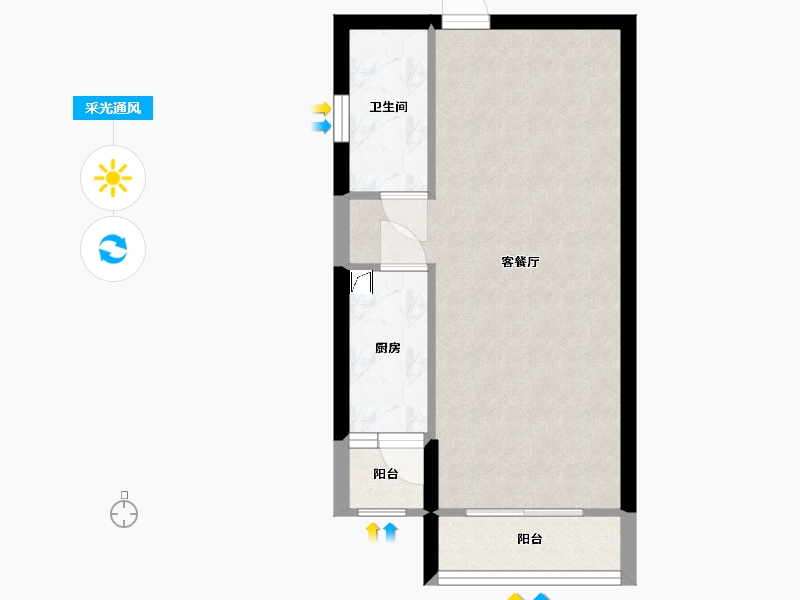 湖南省-郴州市-顺源北湖1号-41.01-户型库-采光通风