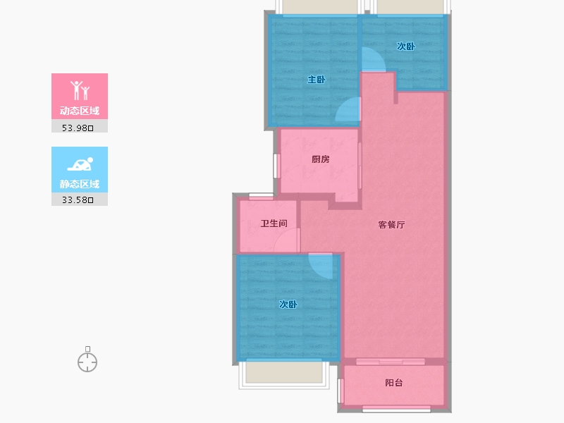 上海-上海市-金玥湾-79.00-户型库-动静分区