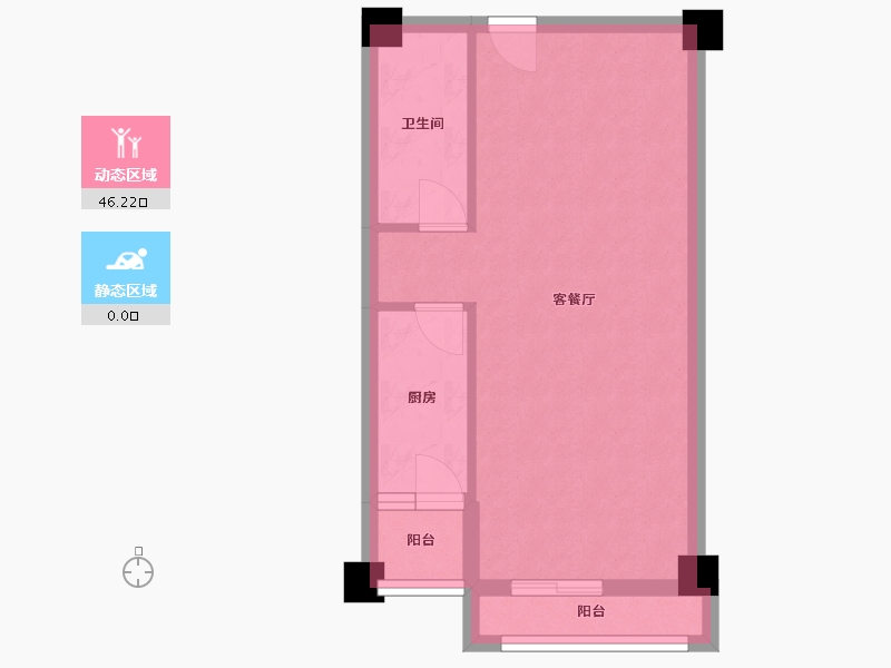 湖南省-郴州市-北湖1号-41.01-户型库-动静分区