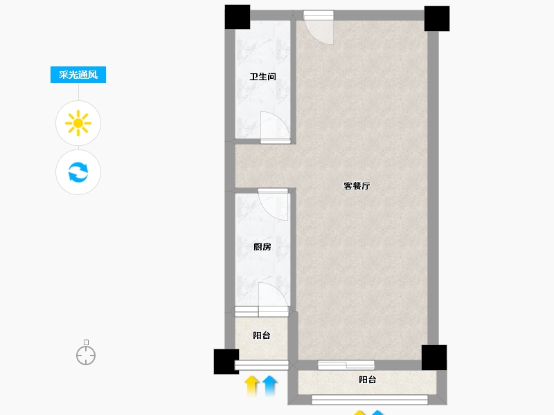 湖南省-郴州市-北湖1号-41.01-户型库-采光通风