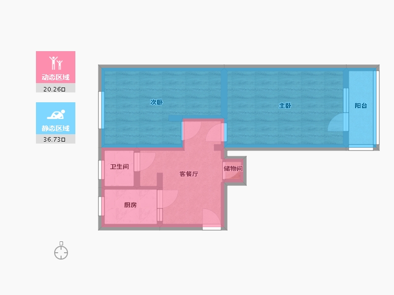 北京-北京市-展览馆路小区-43.21-户型库-动静分区