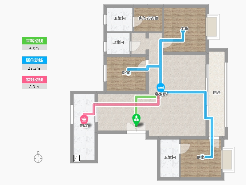 河北省-张家口市-西山国际城-109.00-户型库-动静线