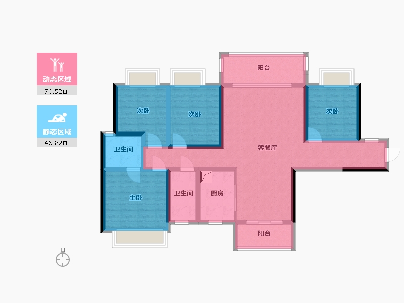 湖南省-永州市-徐福桃花源-142.00-户型库-动静分区