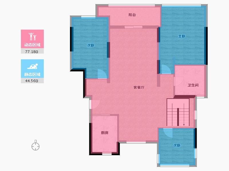 河南省-新乡市-华润置地平原府-204.61-户型库-动静分区