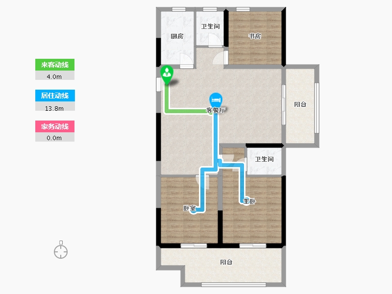 安徽省-六安市-新城悦府-110.00-户型库-动静线