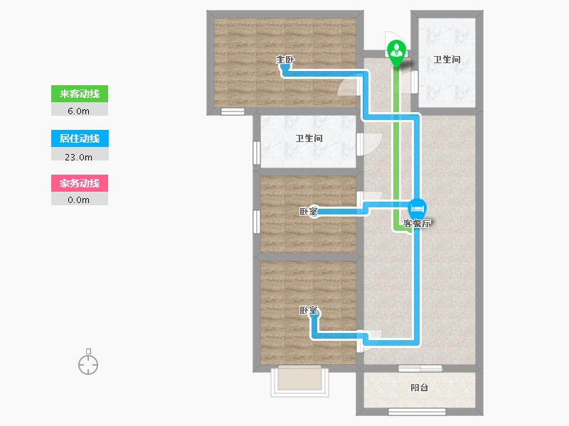 河北省-保定市-上东9号-90.00-户型库-动静线